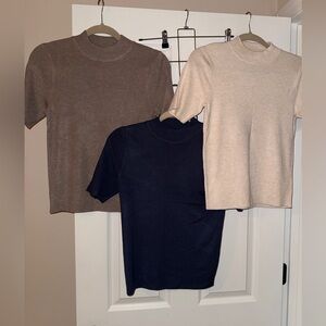 BE COOL Women’s Set of 3 Short Sleeve Top